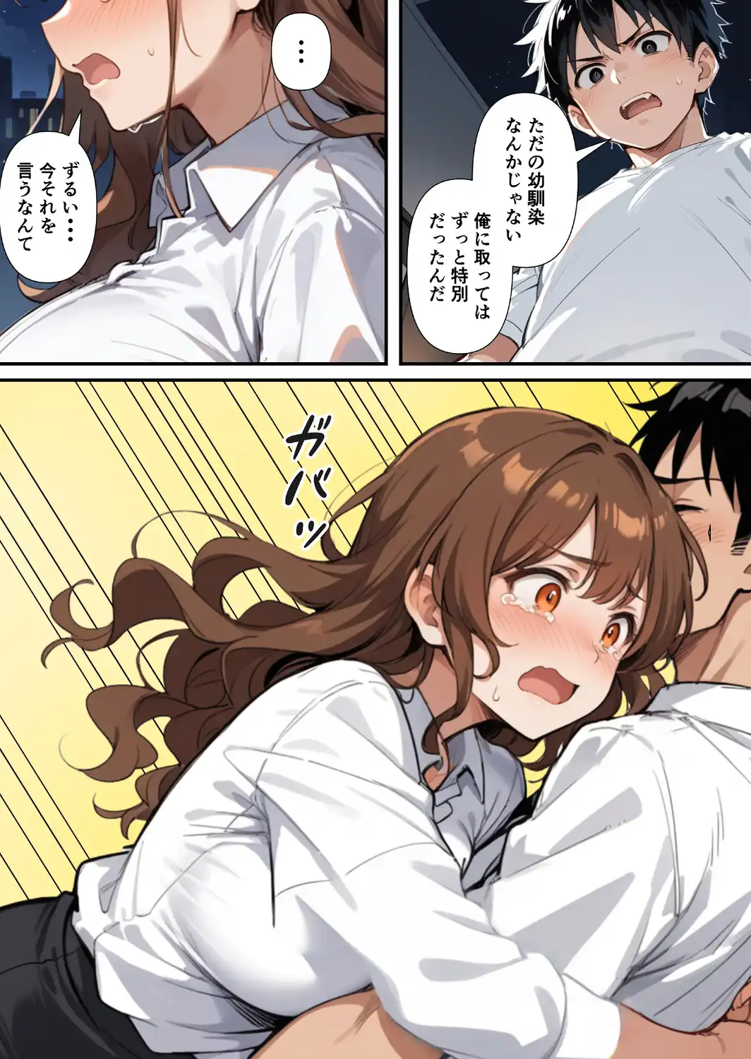 ずっとすれ違っていた幼馴染に告白してイチャラブ中出しエッチする話【モザイク版】-サンプル画像14