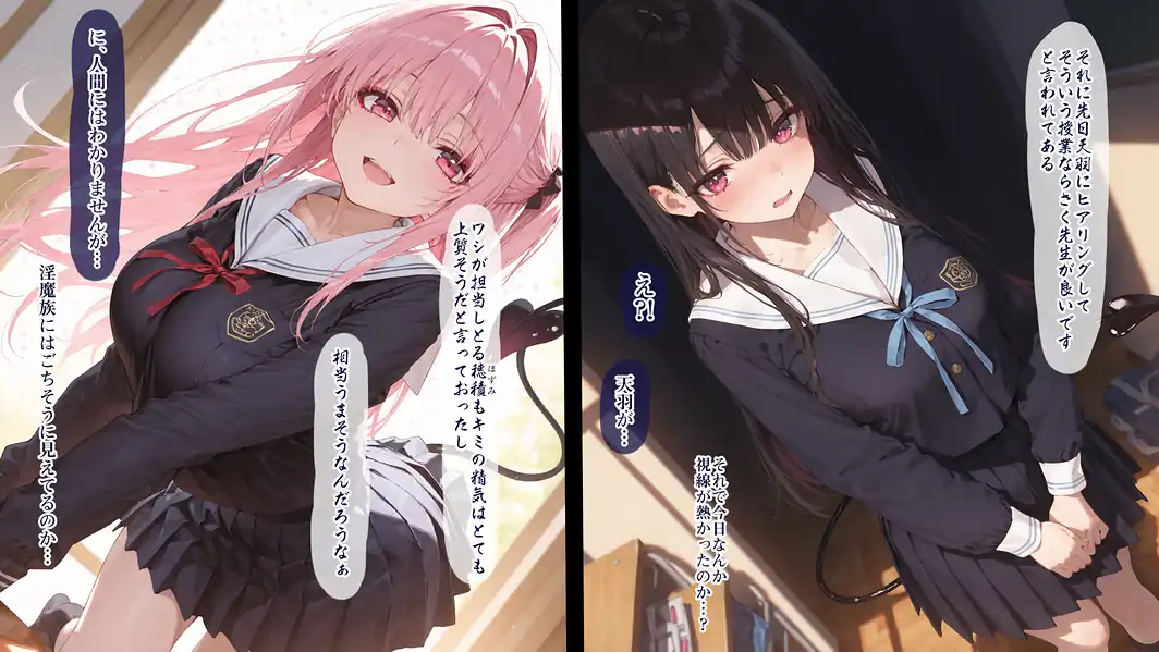 清楚サキュバス 世界が魔界と繋がって早10年 オレが教え子の搾精指導担当ってマジ？【棒消し修正版】-サンプル画像10