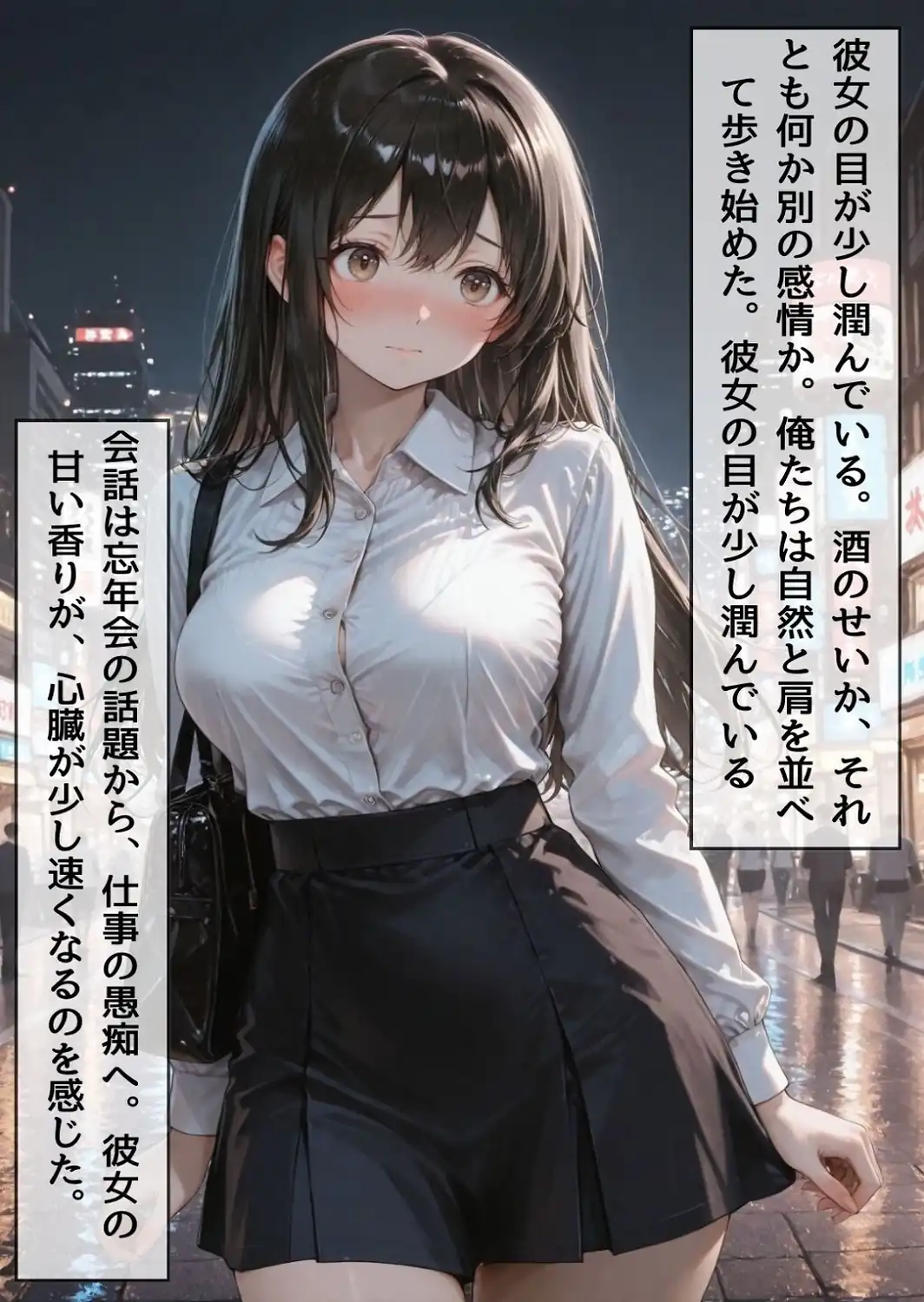 忘年会帰りに酔った勢いで後輩と禁断の合体【モザイク版】-サンプル画像4
