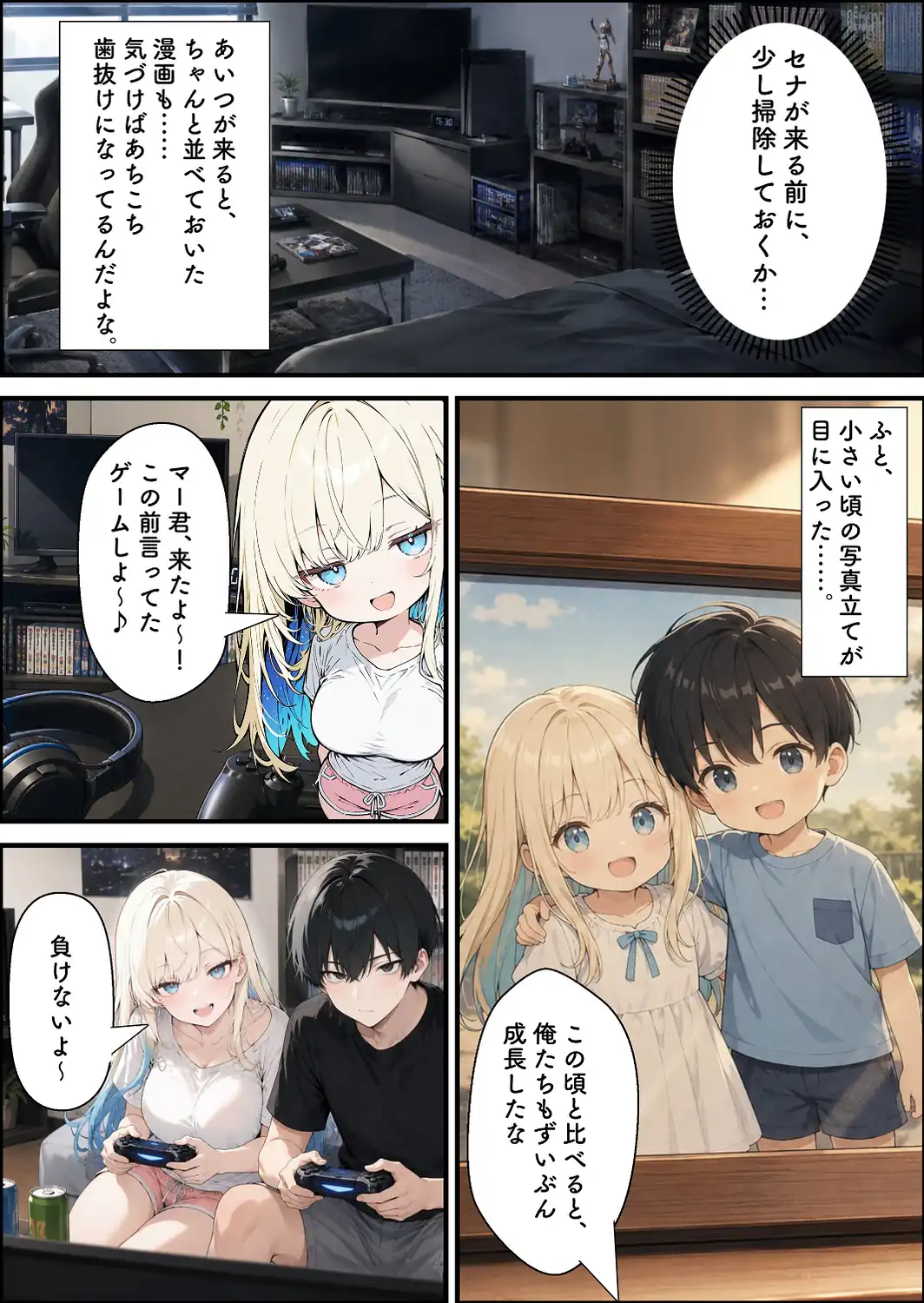 性知識に疎い幼馴染天然ギャルと本気子作りセックスしちゃう話【棒消し修正版】-サンプル画像9