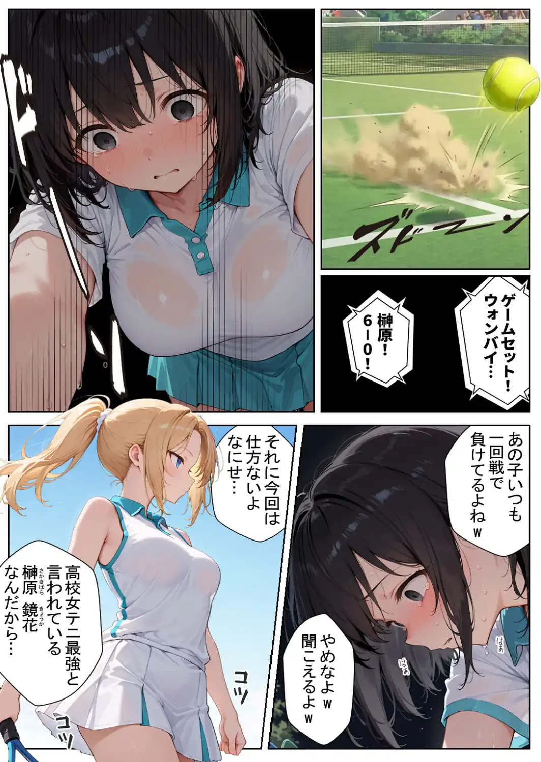 発動条件’中出し’の能力で覚醒する少女たち【白抜き修正版】-サンプル画像2