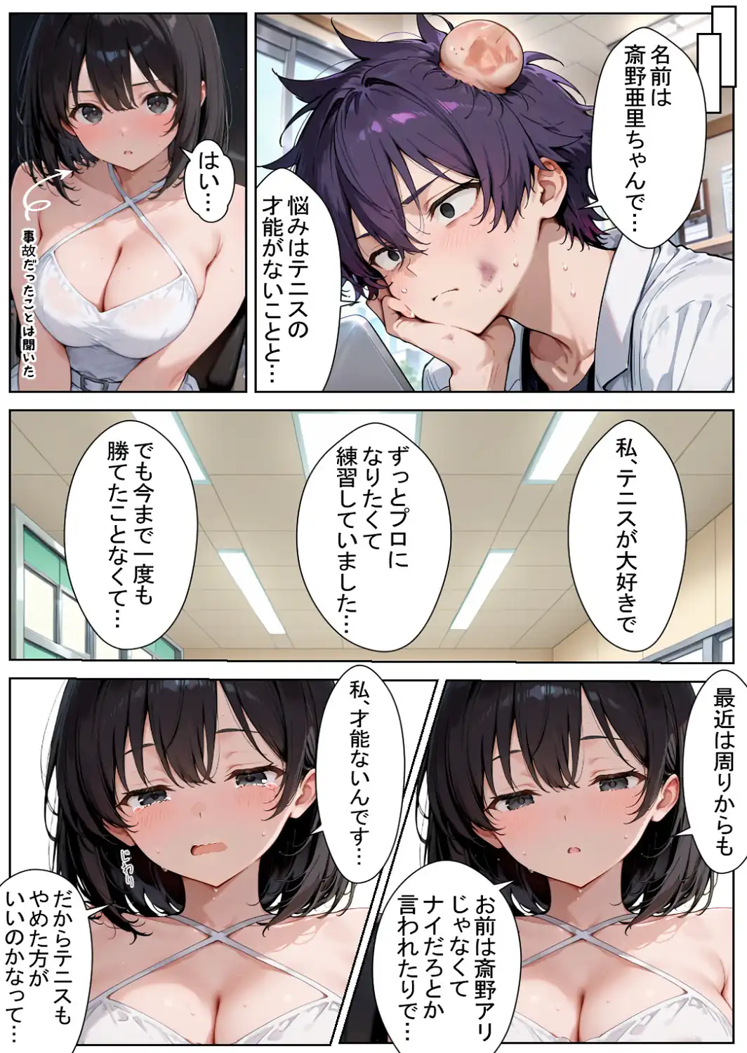 発動条件’中出し’の能力で覚醒する少女たち【白抜き修正版】-サンプル画像8