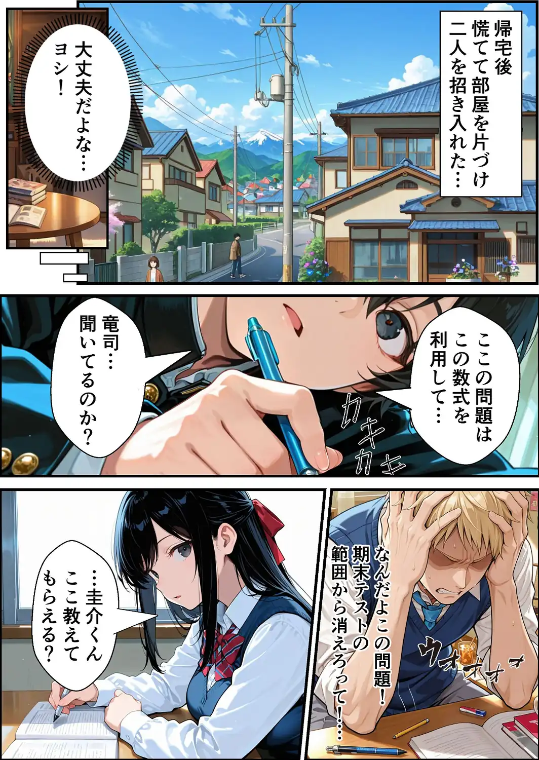 ずっと…大好きだったあの子が俺の目の前で中出しされて…【白抜き修正版】-サンプル画像8
