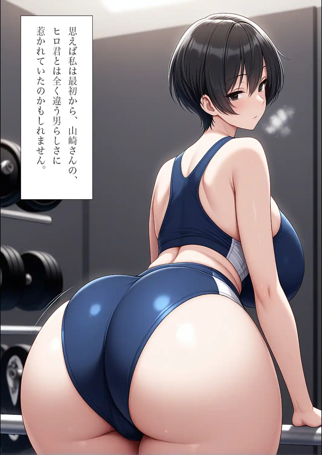 パーソナルジムトレーナーに彼女を寝取られました。【棒消し修正版】-サンプル画像12