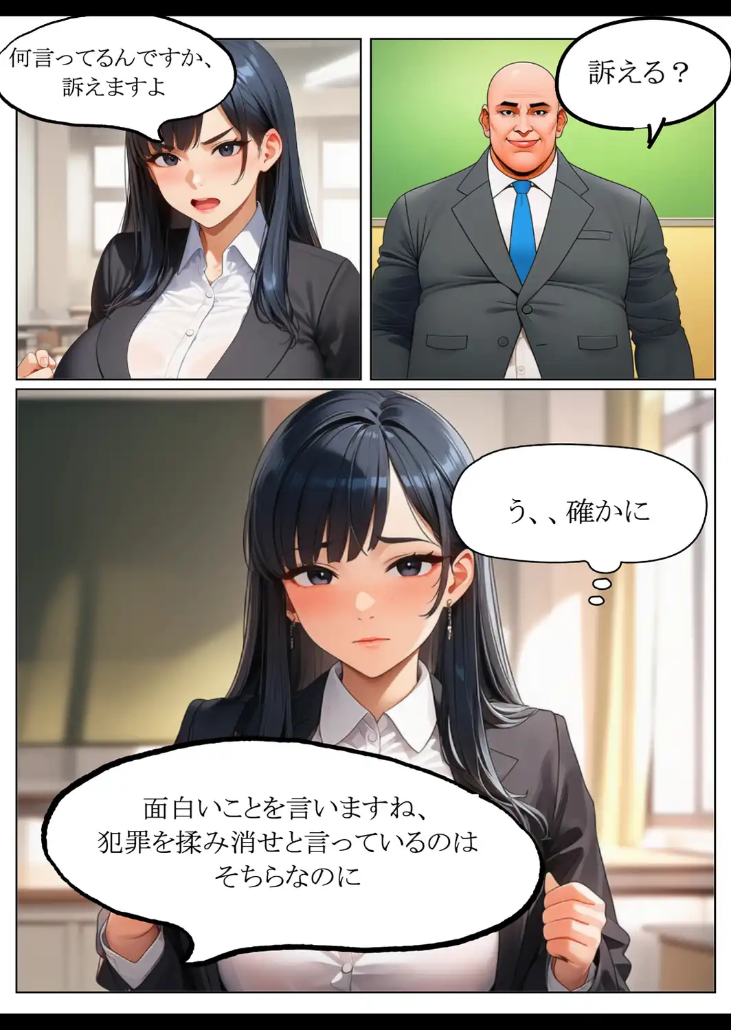 岸谷明日香（37）、卑劣教師に身体を捧げる。【棒消し修正版】-サンプル画像10