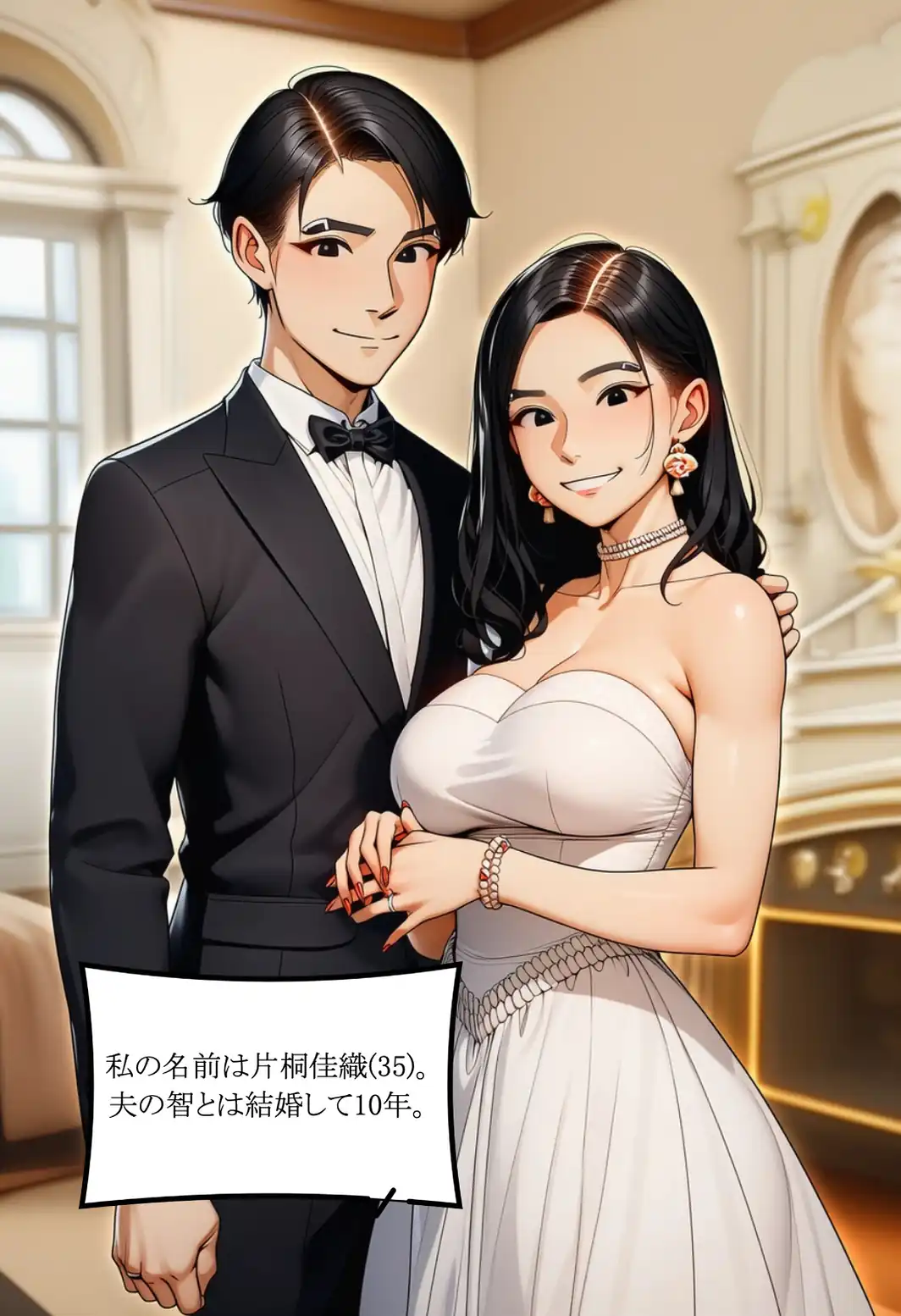 隣人ガチャSSRの人妻・片桐佳織（35）が寝取られるまでの話。【棒消し修正版】-サンプル画像2