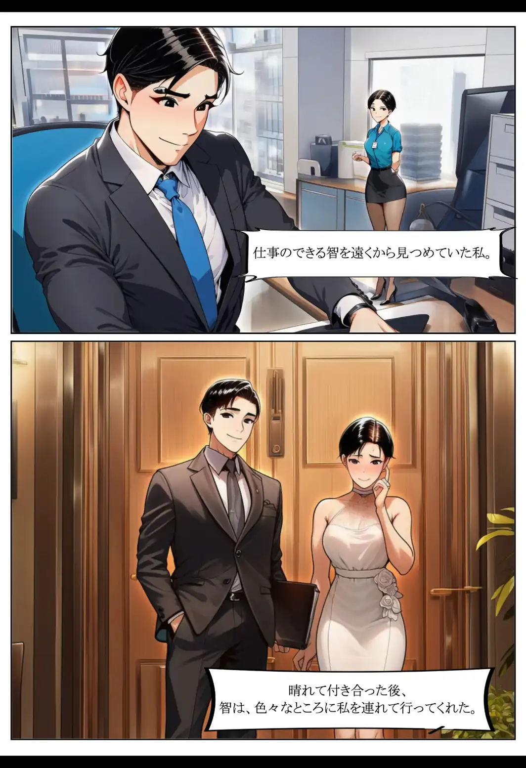 隣人ガチャSSRの人妻・片桐佳織（35）が寝取られるまでの話。【棒消し修正版】-サンプル画像3