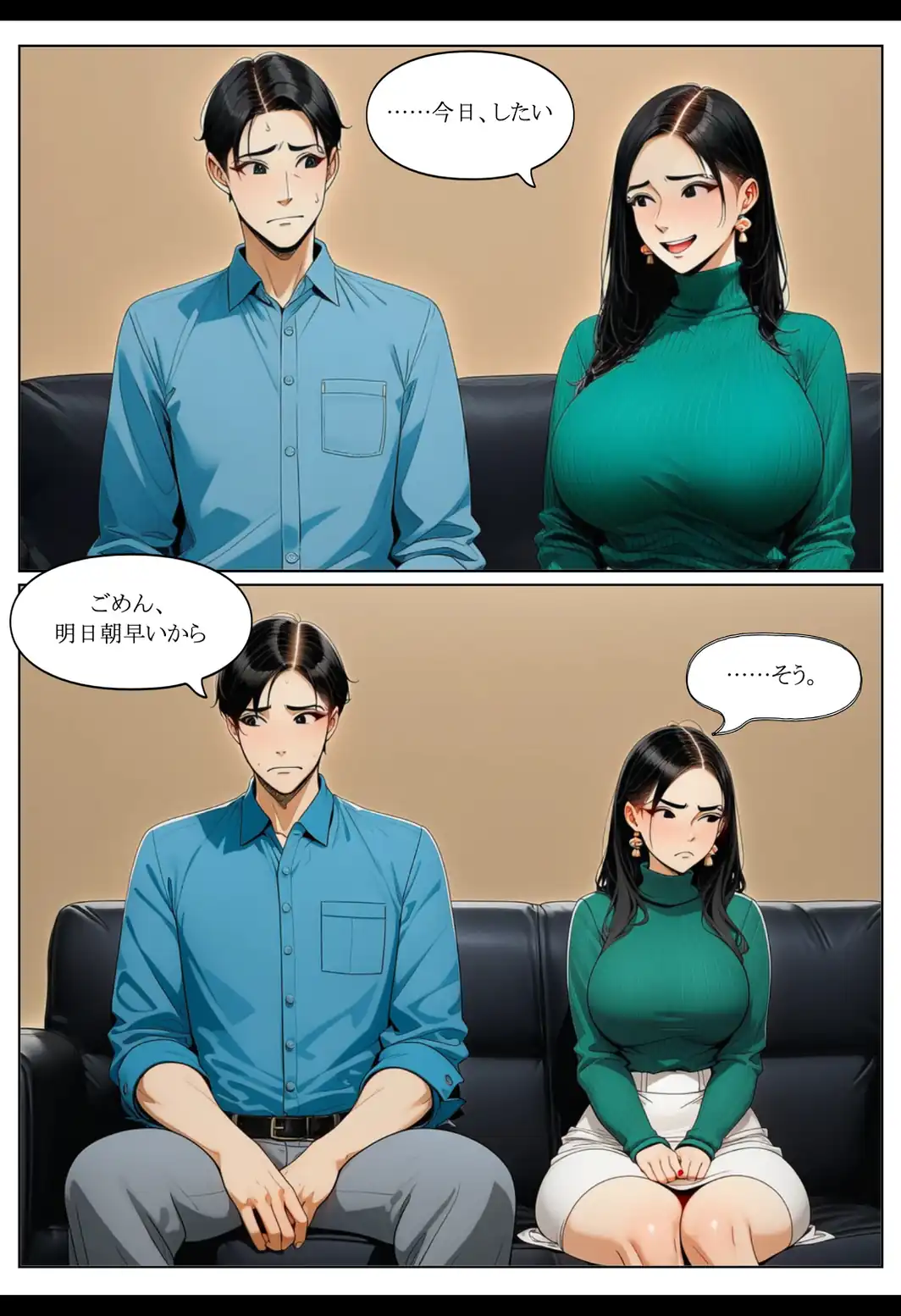 隣人ガチャSSRの人妻・片桐佳織（35）が寝取られるまでの話。【棒消し修正版】-サンプル画像6