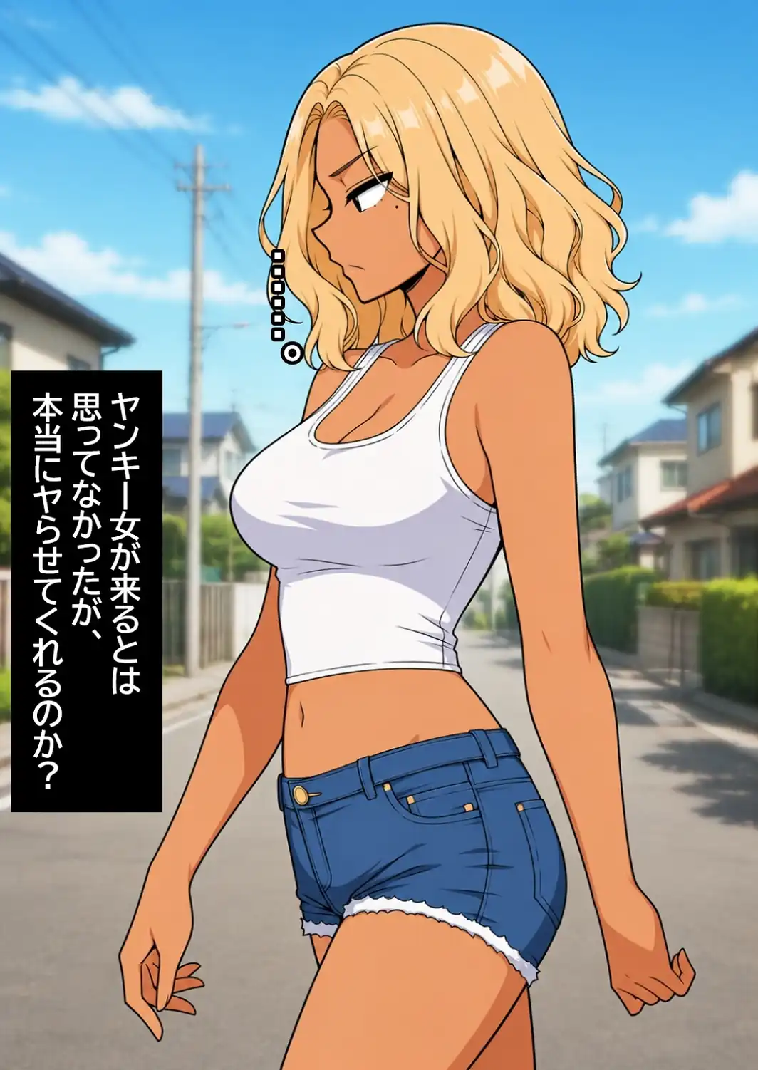 深夜のド〇キにいそうなヤンキー女を孕ませる。【モザイク版】-サンプル画像2