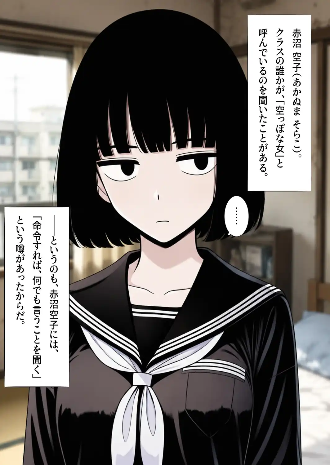 俺の家に宗教勧誘に来た同級生の無口な女子に無責任中出しして孕ませる。【モザイク版】-サンプル画像3