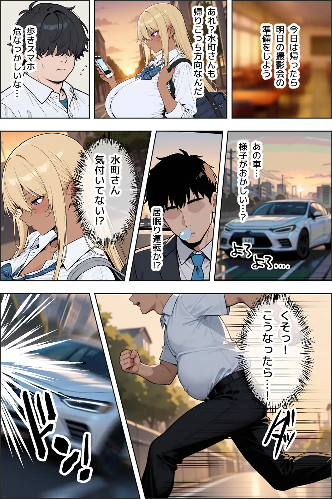 オタクに優しい爆乳ギャルとカメコな僕〜秘密のエロコス撮影会〜【モザイク版】-サンプル画像4
