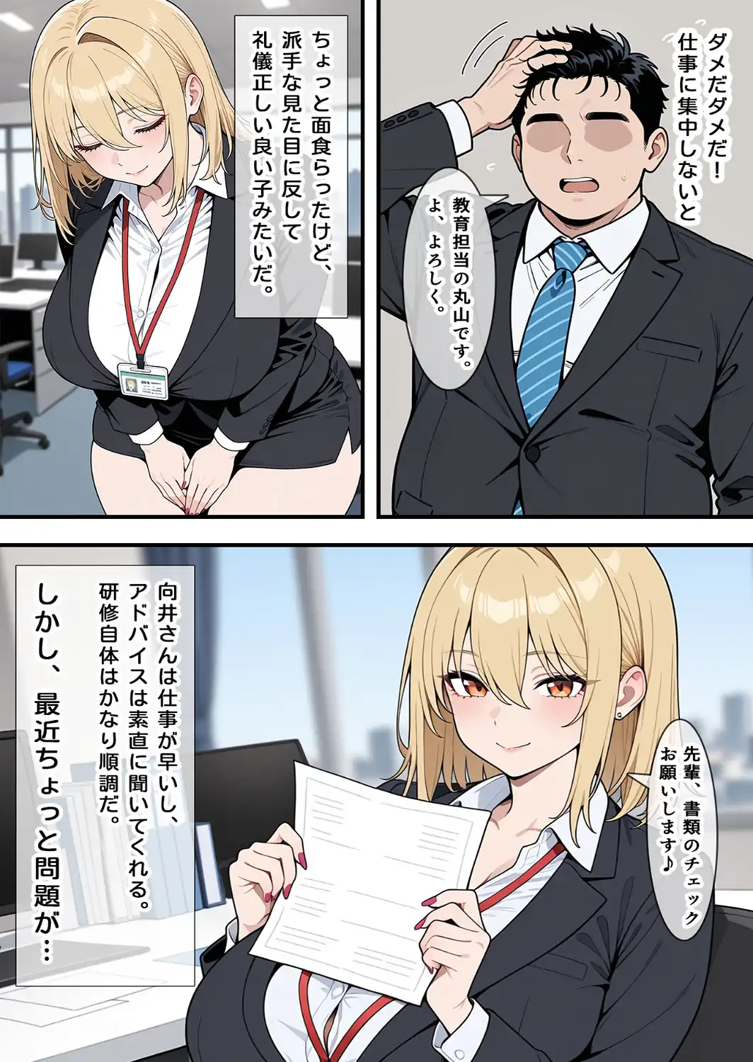 あざとい系新卒ギャルにガチ恋されてしまった話【モザイク版】-サンプル画像4