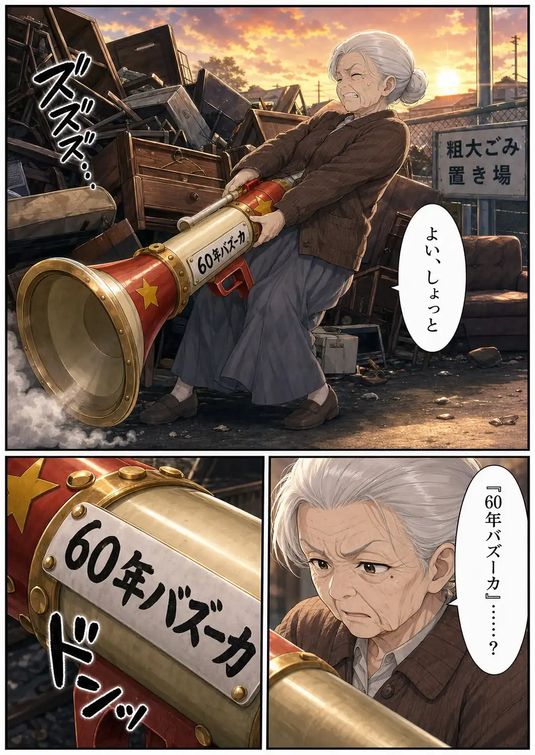 60年バズーカ！〜83歳の元伝説キャバ嬢、若返って無双する〜【モザイク版】-サンプル画像11