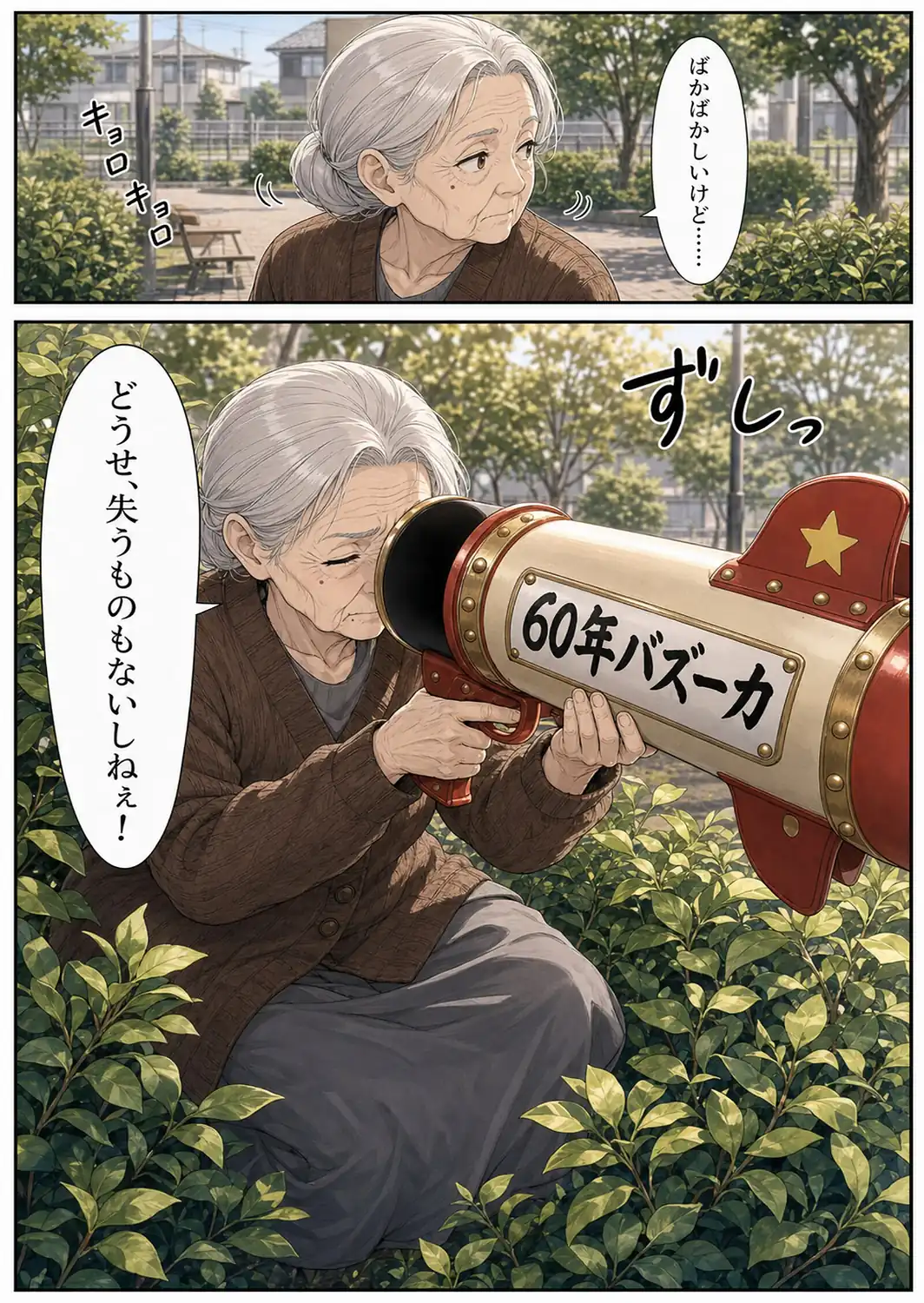 60年バズーカ！〜83歳の元伝説キャバ嬢、若返って無双する〜【モザイク版】-サンプル画像13