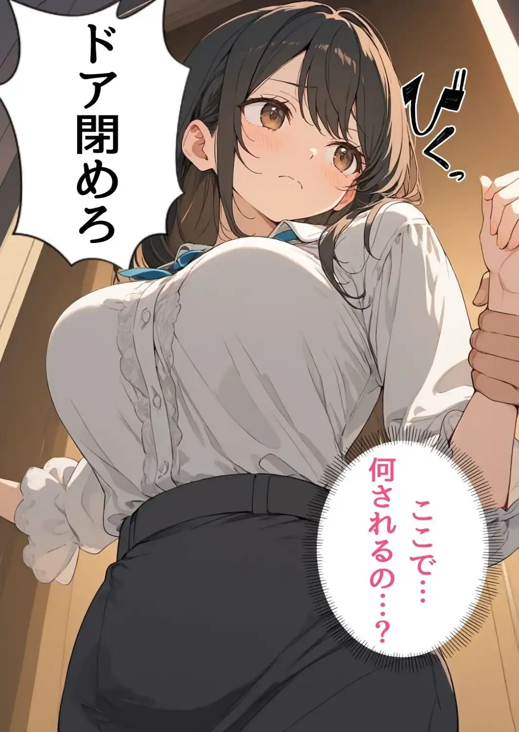 スーツ姿の美人OLが強盗の凶器よりチ○ポに屈服…完全メス落ち【モザイク版】-サンプル画像13