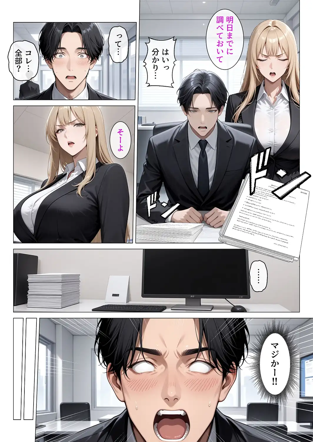 冷酷無比な女上司がらぶらぶエッチで中出し懇願【モザイク版】-サンプル画像4