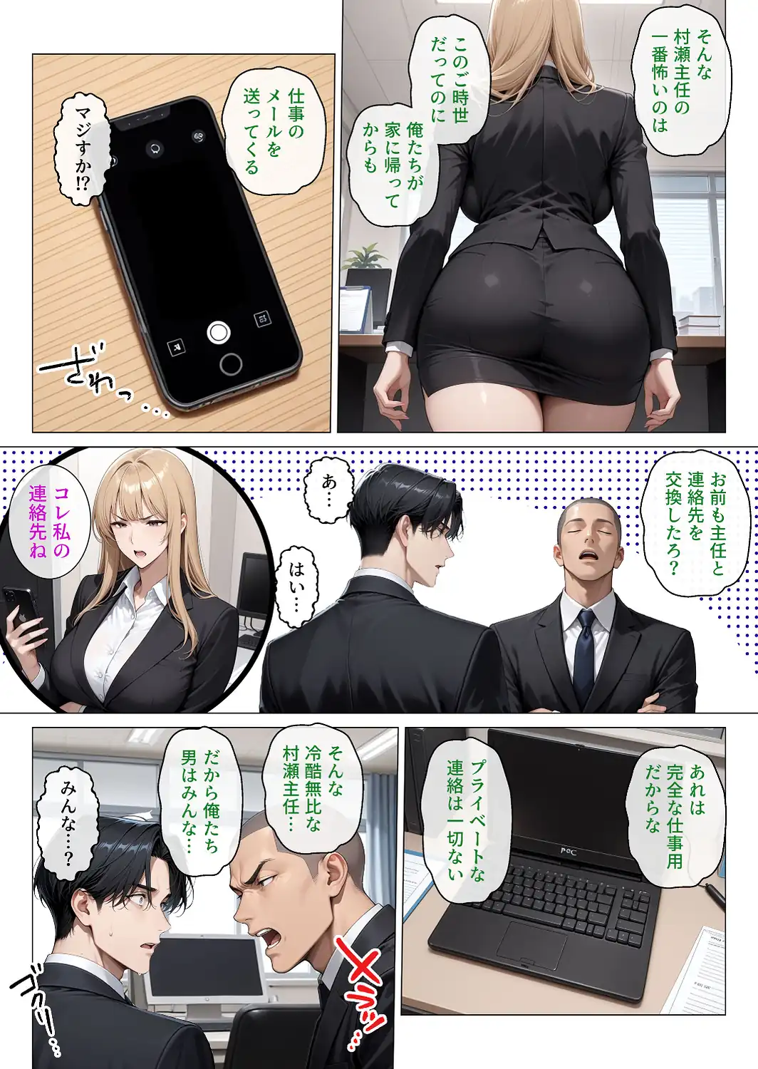 冷酷無比な女上司がらぶらぶエッチで中出し懇願【モザイク版】-サンプル画像7