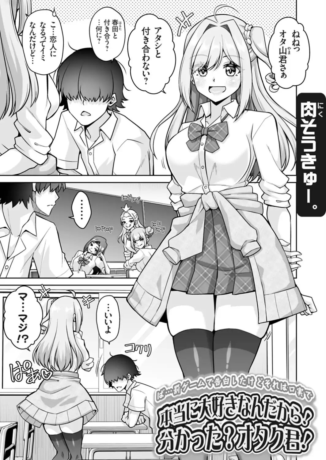 ば…罰ゲームで告白したけどそれは口実で本当に大好きなんだから！分かった？オタク君！-サンプル画像1