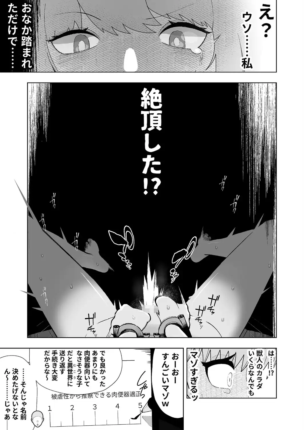 獣人が「肉便器ペット」として飼育される世界で目覚めたら獣人だったンだけどッ-サンプル画像15