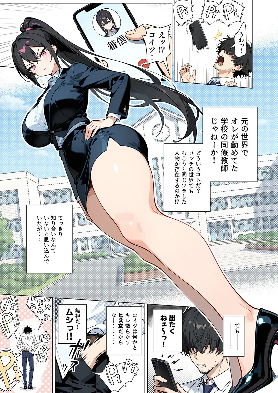 セックスカースト逆転世界 〜貞操観念も美醜も逆転！冴えない俺は無双する〜（2）-サンプル画像5