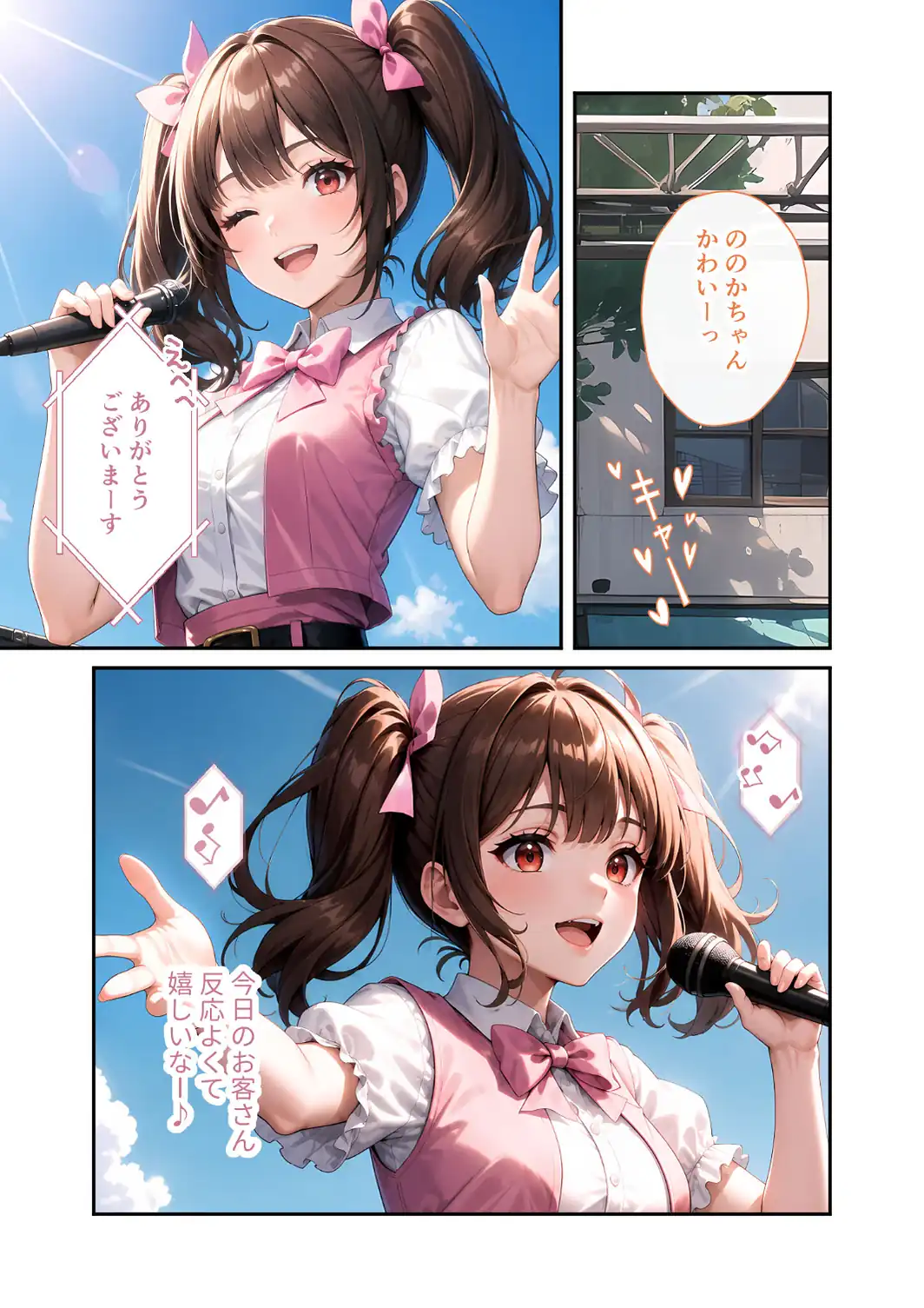 陰キャの僕、透視の力を手に入れる。第二十話 〜同級生アイドルのえっちな腰へこダンス〜 モザイク版-サンプル画像9