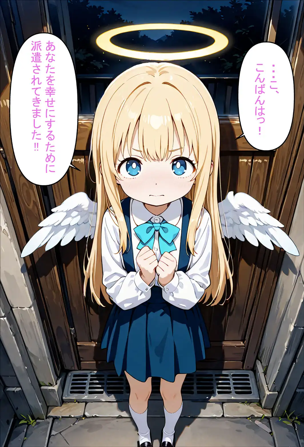 人々を幸せにするために来た無垢な見習い天使にHなお願いをしてみた話〜これも使命のため…！〜 モザイク版-サンプル画像6
