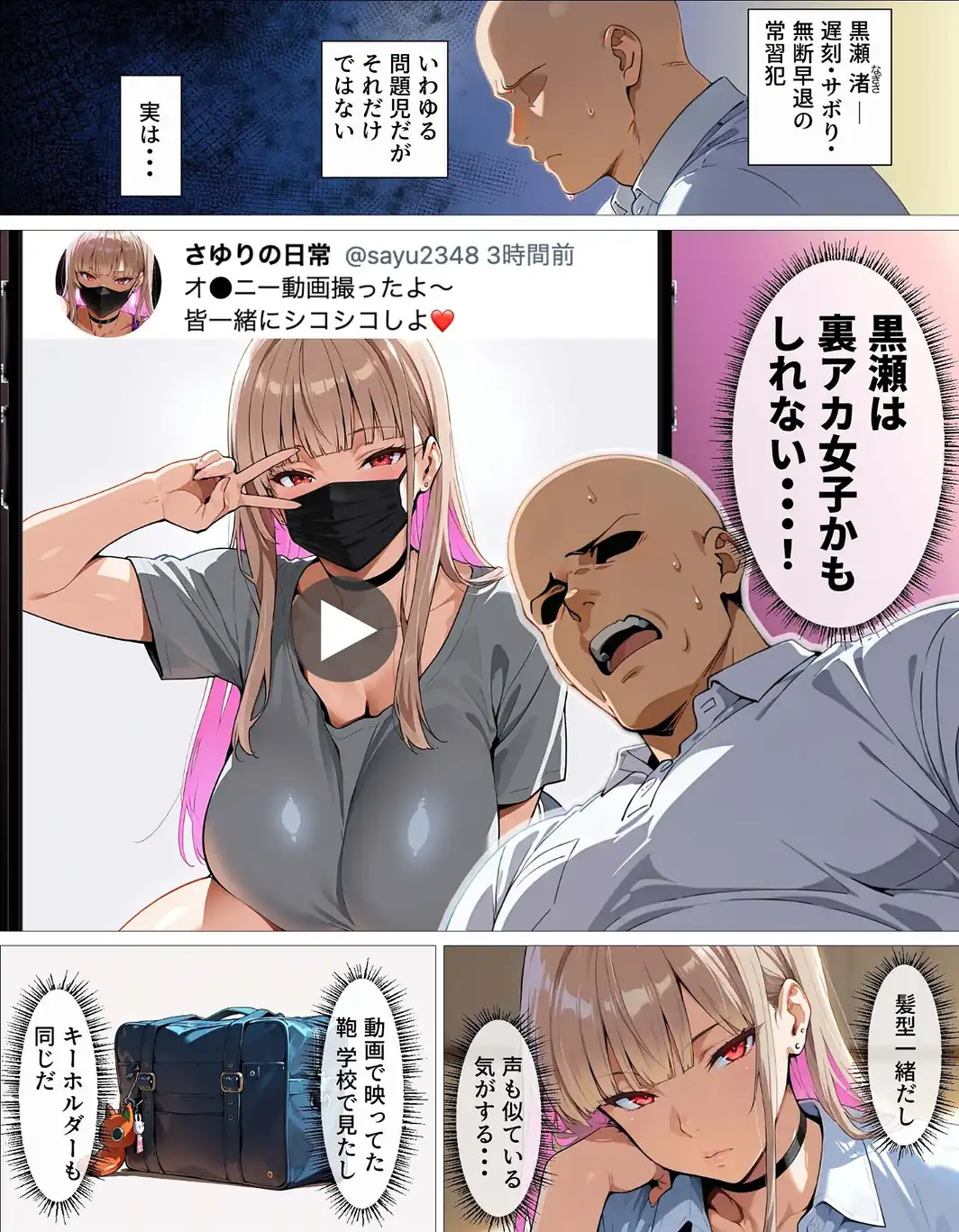 教え子ギャルの裏アカを見つけた話〜竿役契約から始まるガチ恋堕ちSEX〜≪電子単行本≫-サンプル画像7