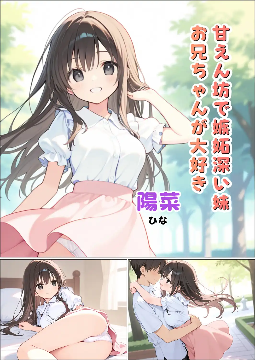 お兄ちゃん大好きな妹といちゃラブセックスする話【モザイク版】-サンプル画像2