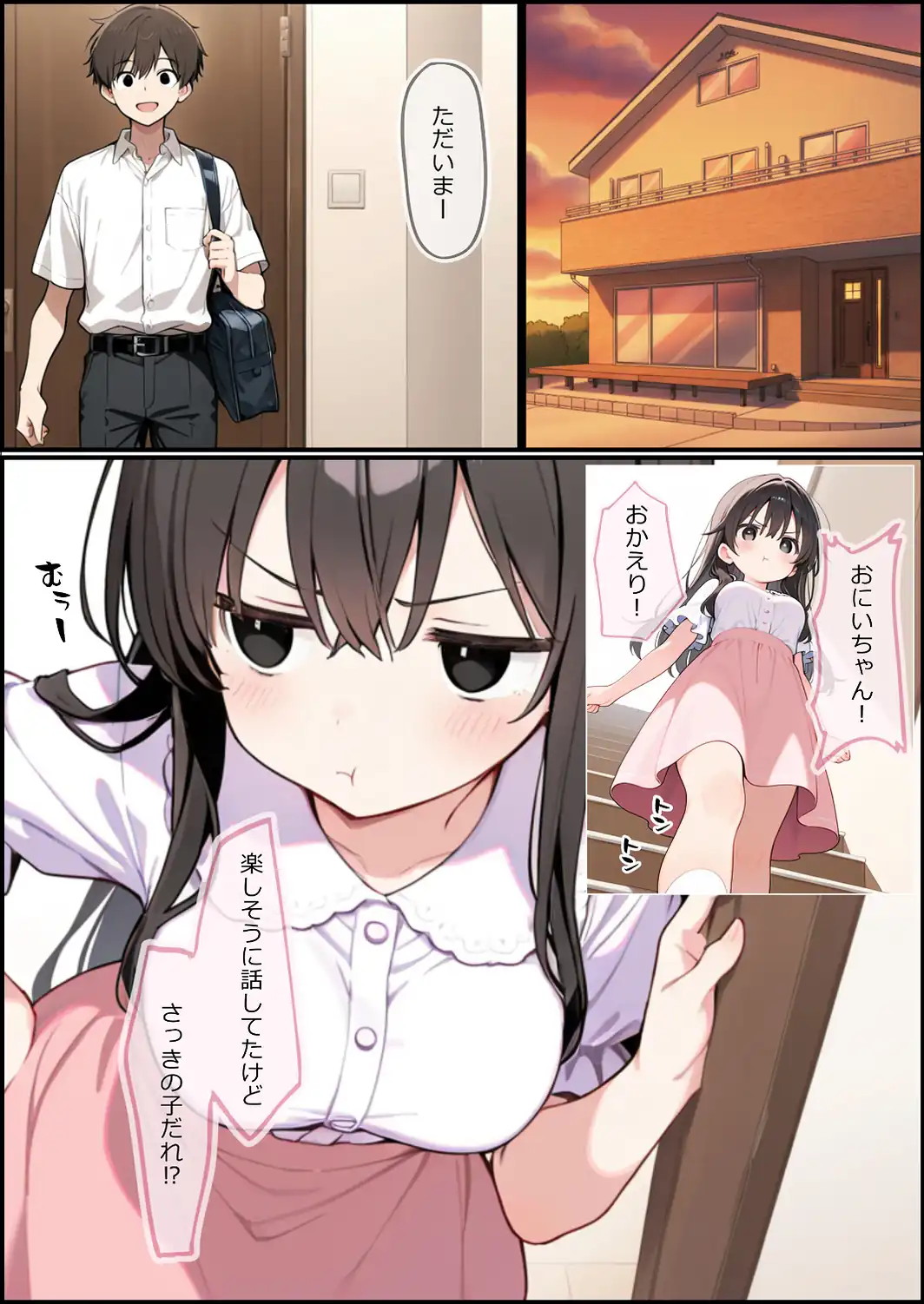 お兄ちゃん大好きな妹といちゃラブセックスする話【モザイク版】-サンプル画像6