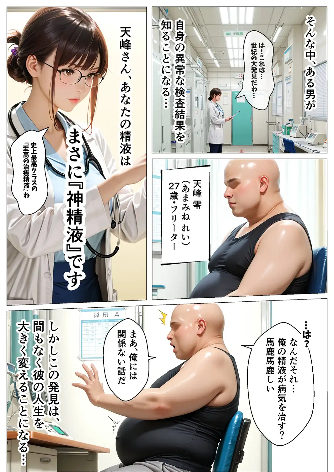 精液治療〜治療と称して放尿アクメするまで母娘を犯してみた〜【モザイク版】-サンプル画像2