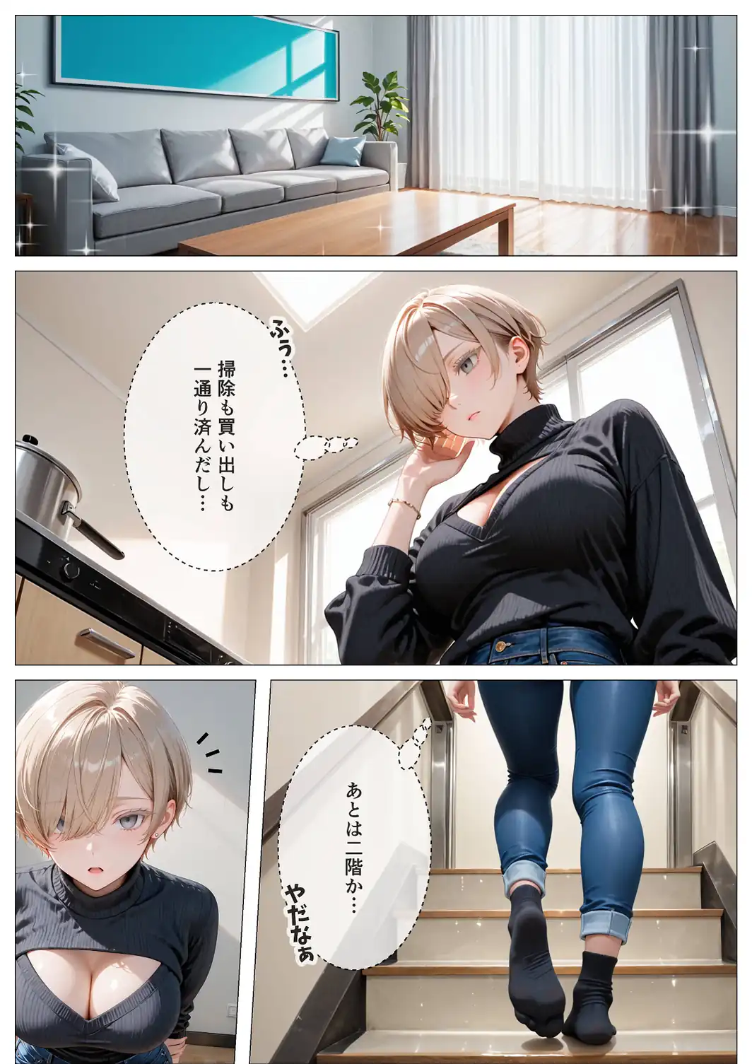 キモ義兄と強●同居〜初めてのデカチンで汗だく本気セックス、乳首ビンビン放尿アクメに堕ちた新妻〜【モザイク版】-サンプル画像14
