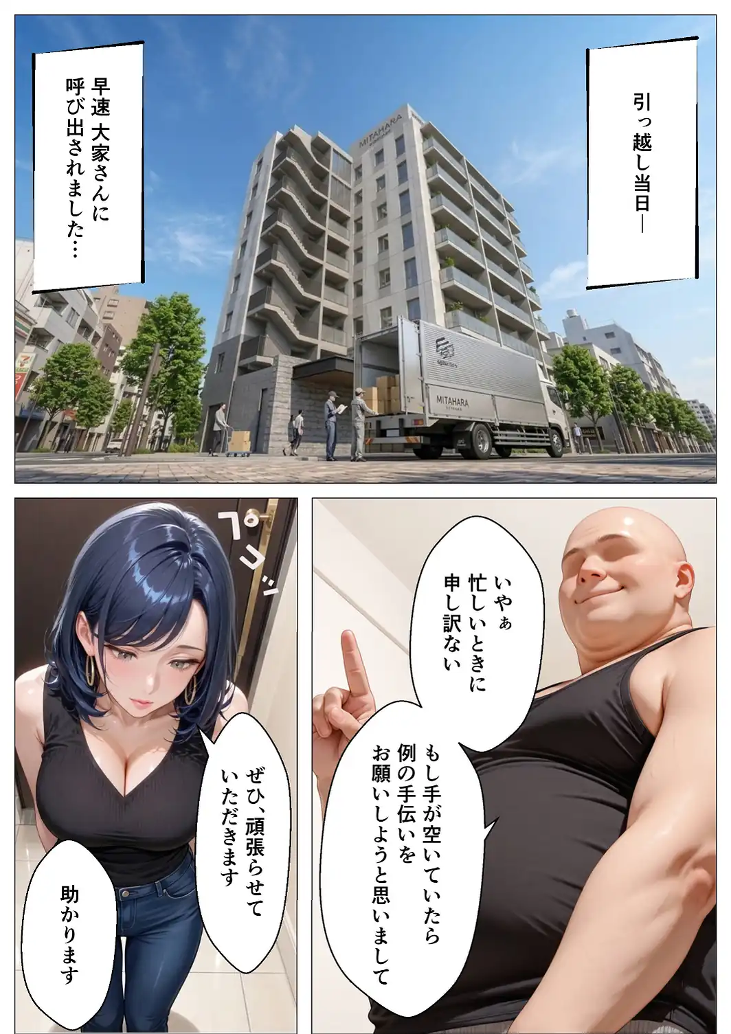 孕ませアパート 親子揃って完全に堕ちるまで【モザイク版】-サンプル画像11