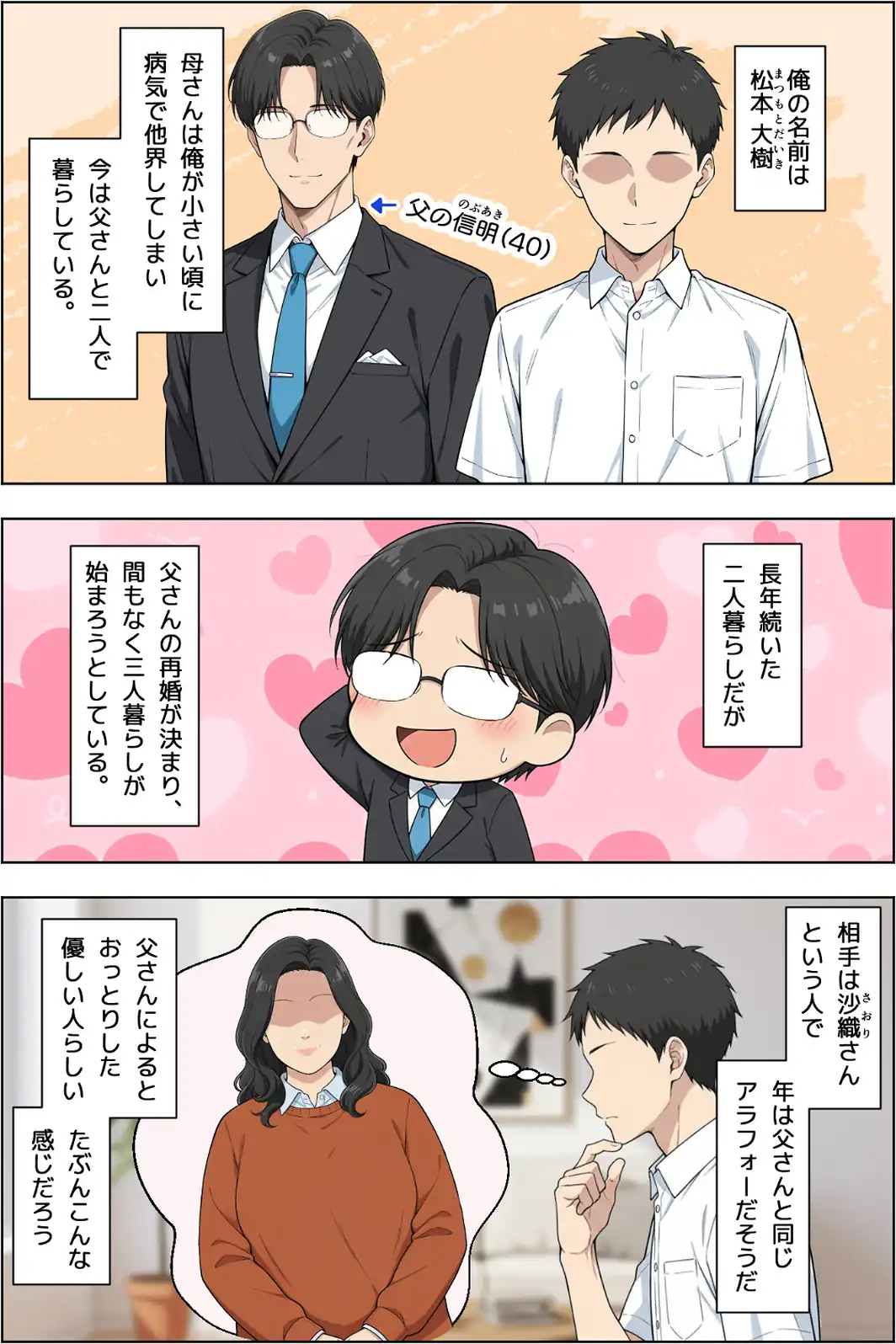 父親の再婚相手（38）の無自覚ドスケベボディで息子のチンイラが限界な件【棒消し修正版】-サンプル画像1