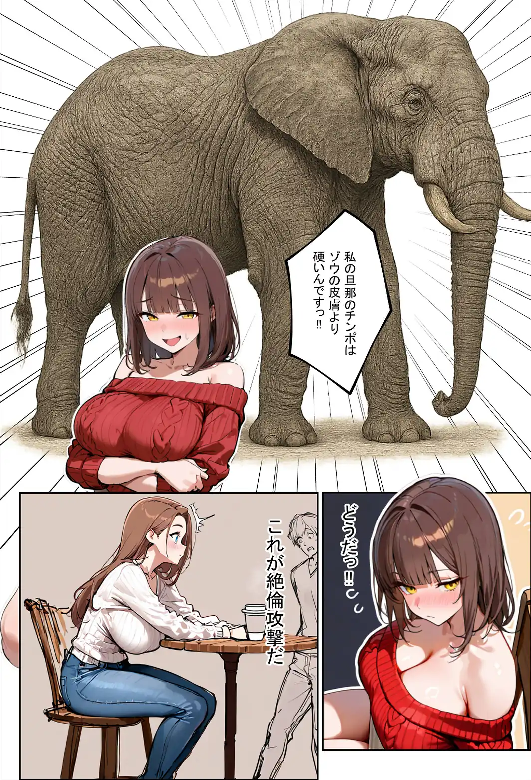 どうせ、チンポ交換SEXするのに2人の妻があーだのこーだの【棒消し修正版】-サンプル画像7