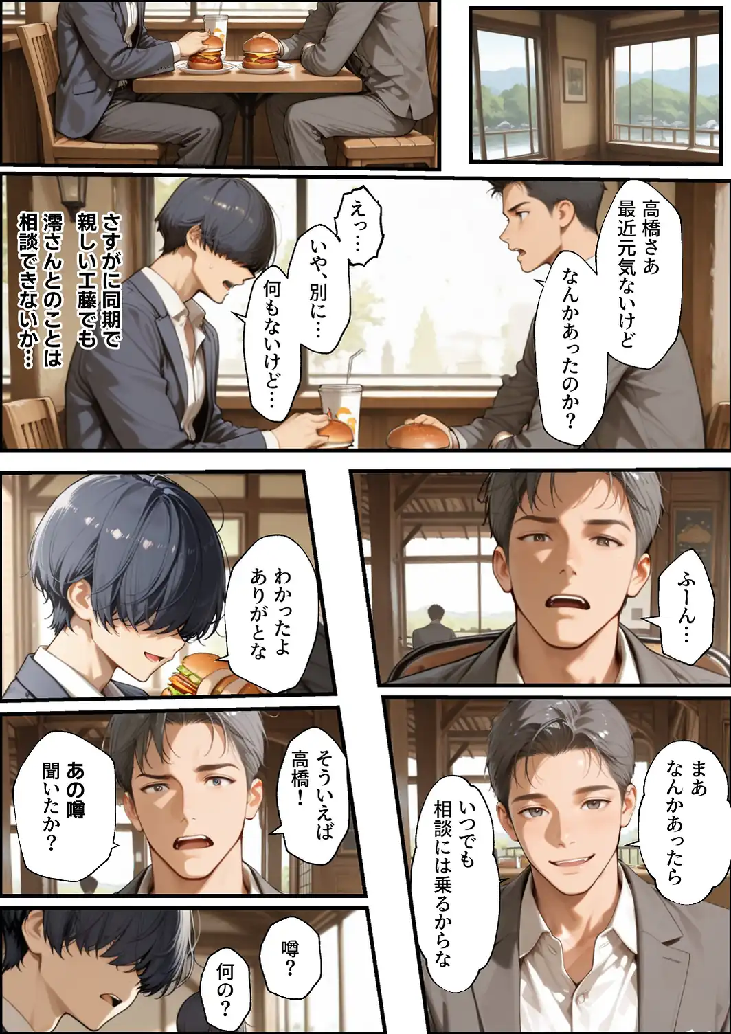 職場の先輩爆乳OLと禁断の温泉一泊【白抜き修正版】-サンプル画像13