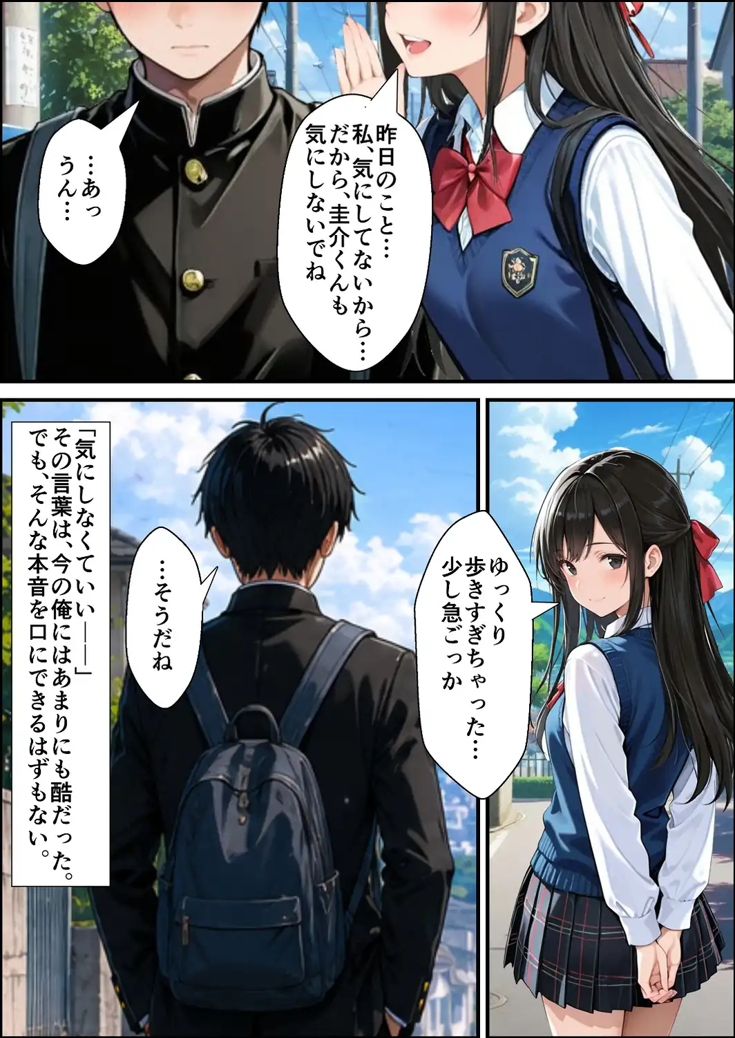 ずっと…大好きだったあの子が俺の目の前で中出しされて… 2【白抜き修正版】-サンプル画像4