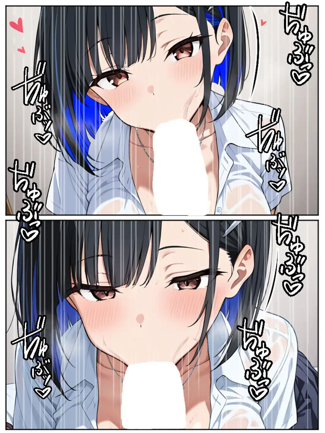 二人のギャルに囲まれて【白抜き修正版】-サンプル画像11