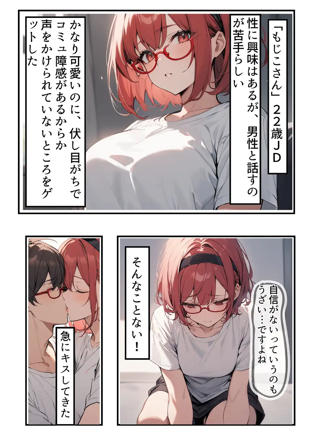 久々に再会した初恋の相手とハプバーに行って、NTR未遂！？いちゃらぶSEXした話【白抜き修正版】-サンプル画像12