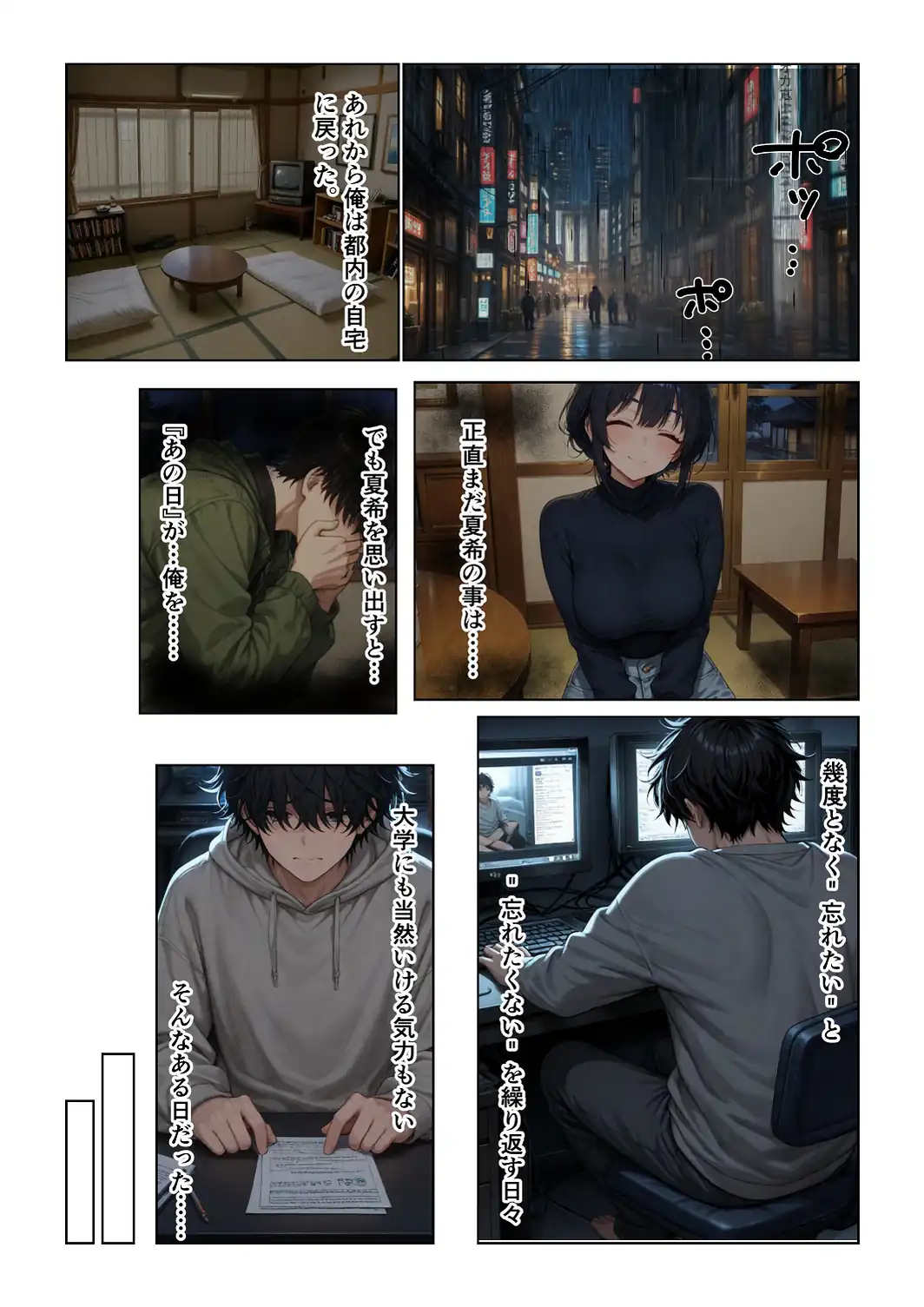俺だけの事が大大大好きなクーデレ後輩ー大好きだったあなたへー【白抜き修正版】-サンプル画像1