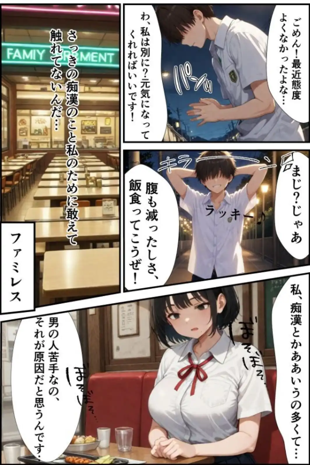 クール長身巨乳な後輩をズブズブに依存させる話【白抜き修正版】-サンプル画像14