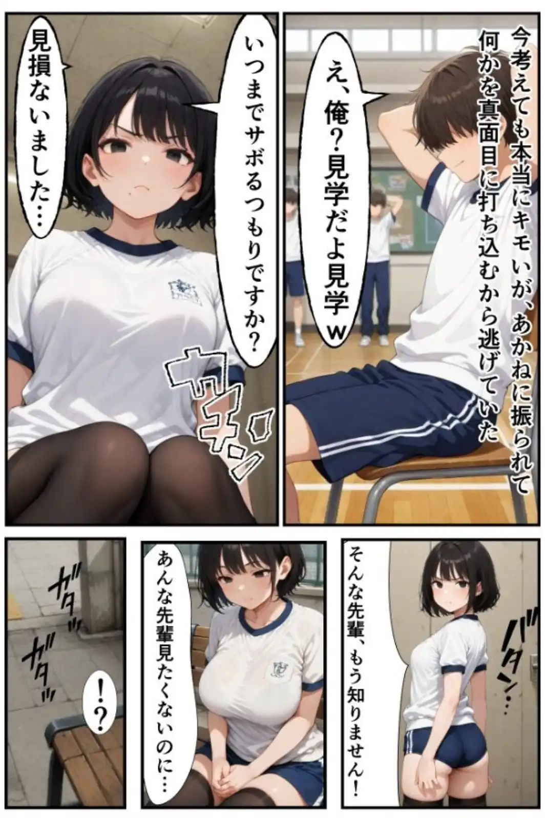 クール長身巨乳な後輩をズブズブに依存させる話【白抜き修正版】-サンプル画像8