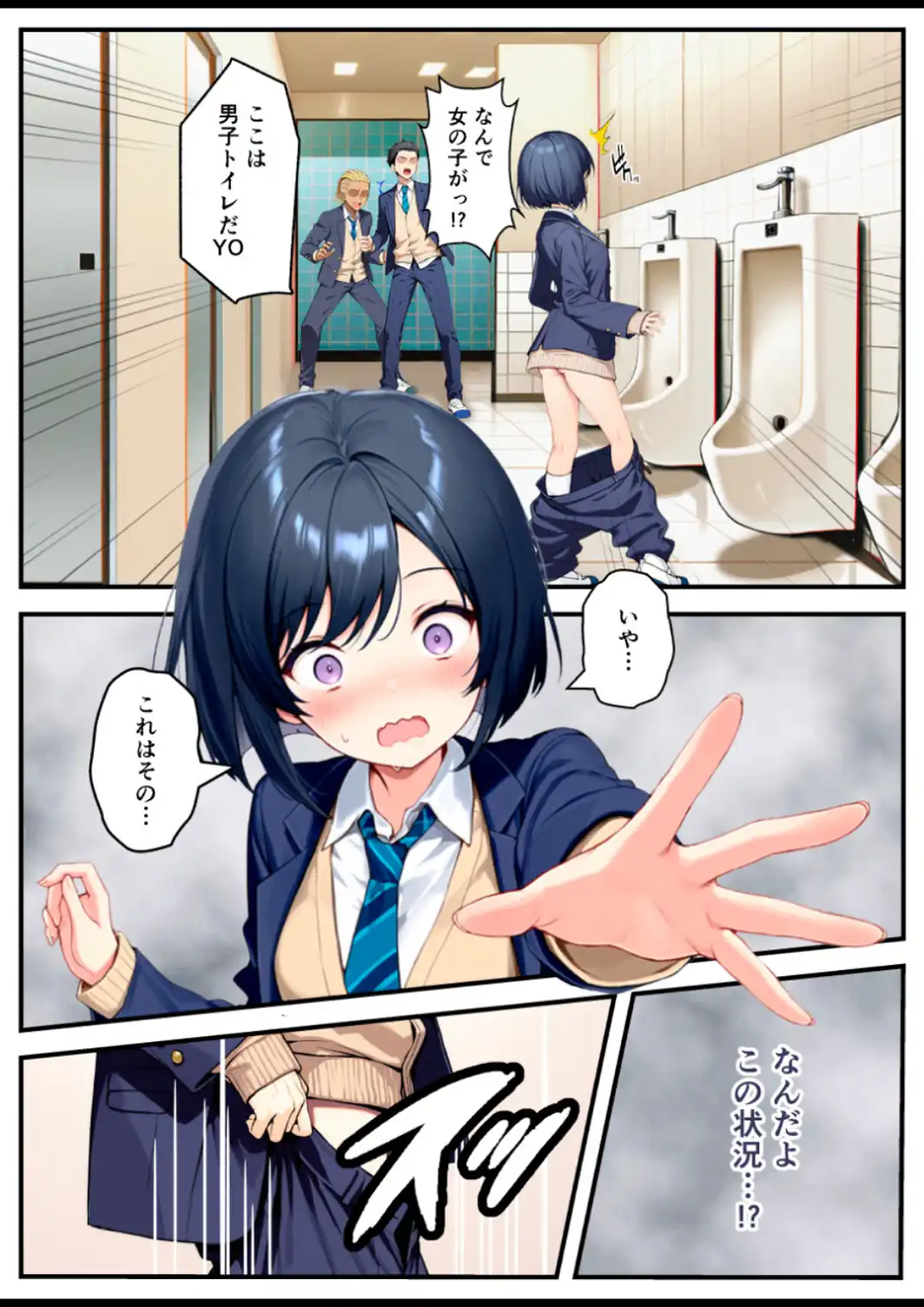 好きな子にフラれて女体化させられた生徒会長がマチアプで出会った同級生にメス堕ちする話【白抜き修正版】-サンプル画像12