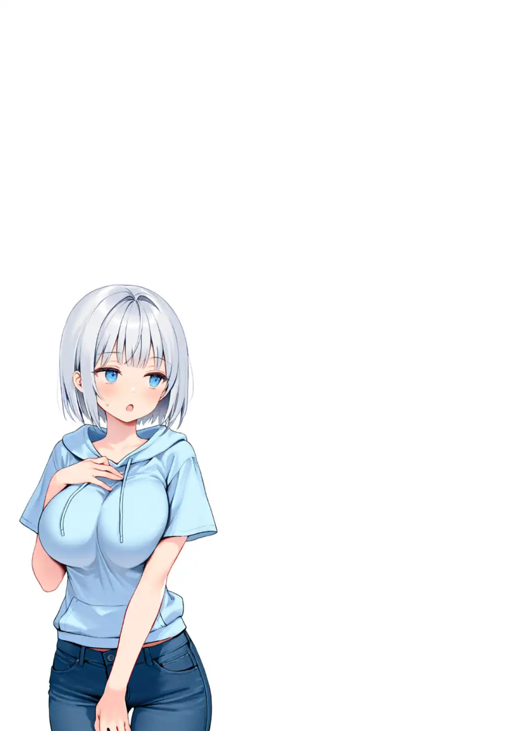 陰キャでドルオタな俺が人気アイドルそっくりに女体化して本人と3 Pすることになった【白抜き修正版】-サンプル画像2