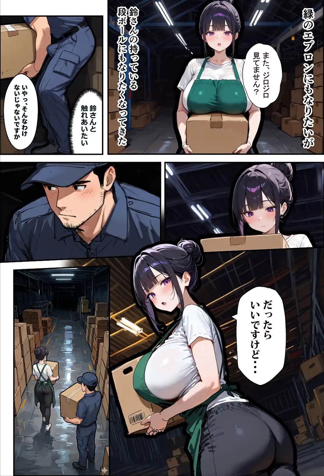 バ先のパートの主婦（28）が裸エプロンで誘惑して来たのでお返しに最大火力でマ〇コをグリグリした結果…【白抜き修正版】-サンプル画像13