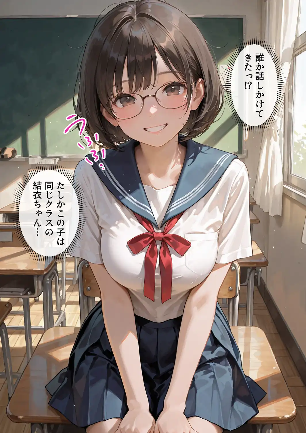 処女と童貞のオタクな二人が発情し過ぎて精液まみれになった件【モザイク版】-サンプル画像9