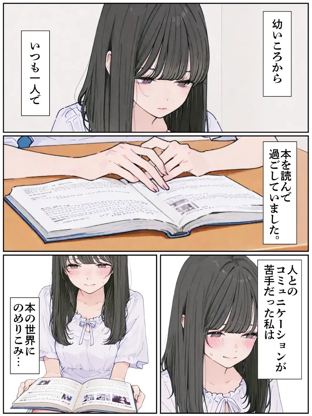 おとなしい図書委員と二人きりになったらなんでもしてくれた-サンプル画像12