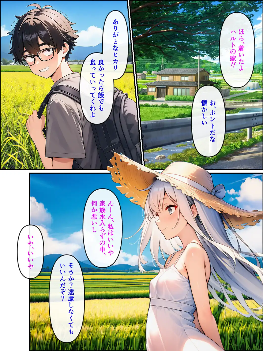 久しぶりに帰った田舎で、幼なじみと思い出巡りする話【モザイク版】-サンプル画像10