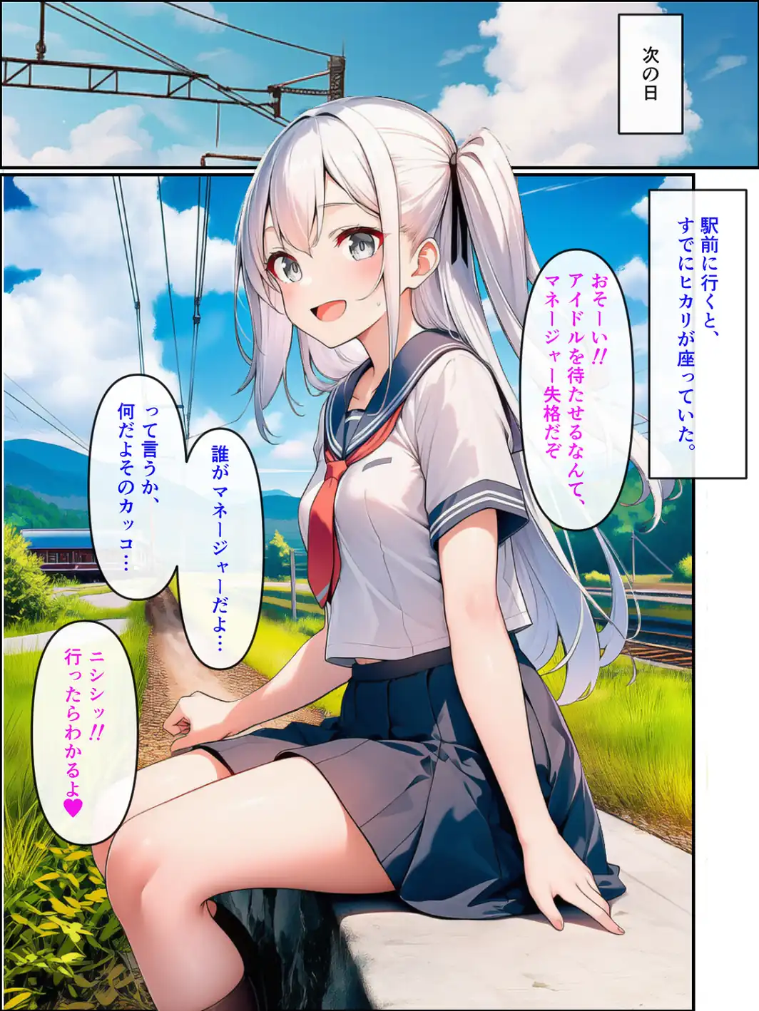 久しぶりに帰った田舎で、幼なじみと思い出巡りする話【モザイク版】-サンプル画像12