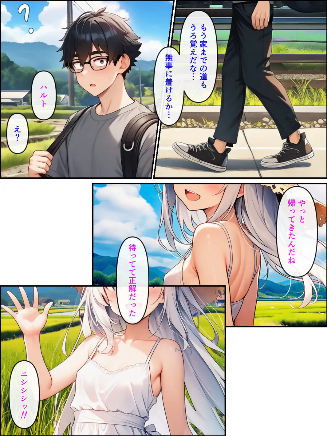 久しぶりに帰った田舎で、幼なじみと思い出巡りする話【モザイク版】-サンプル画像3