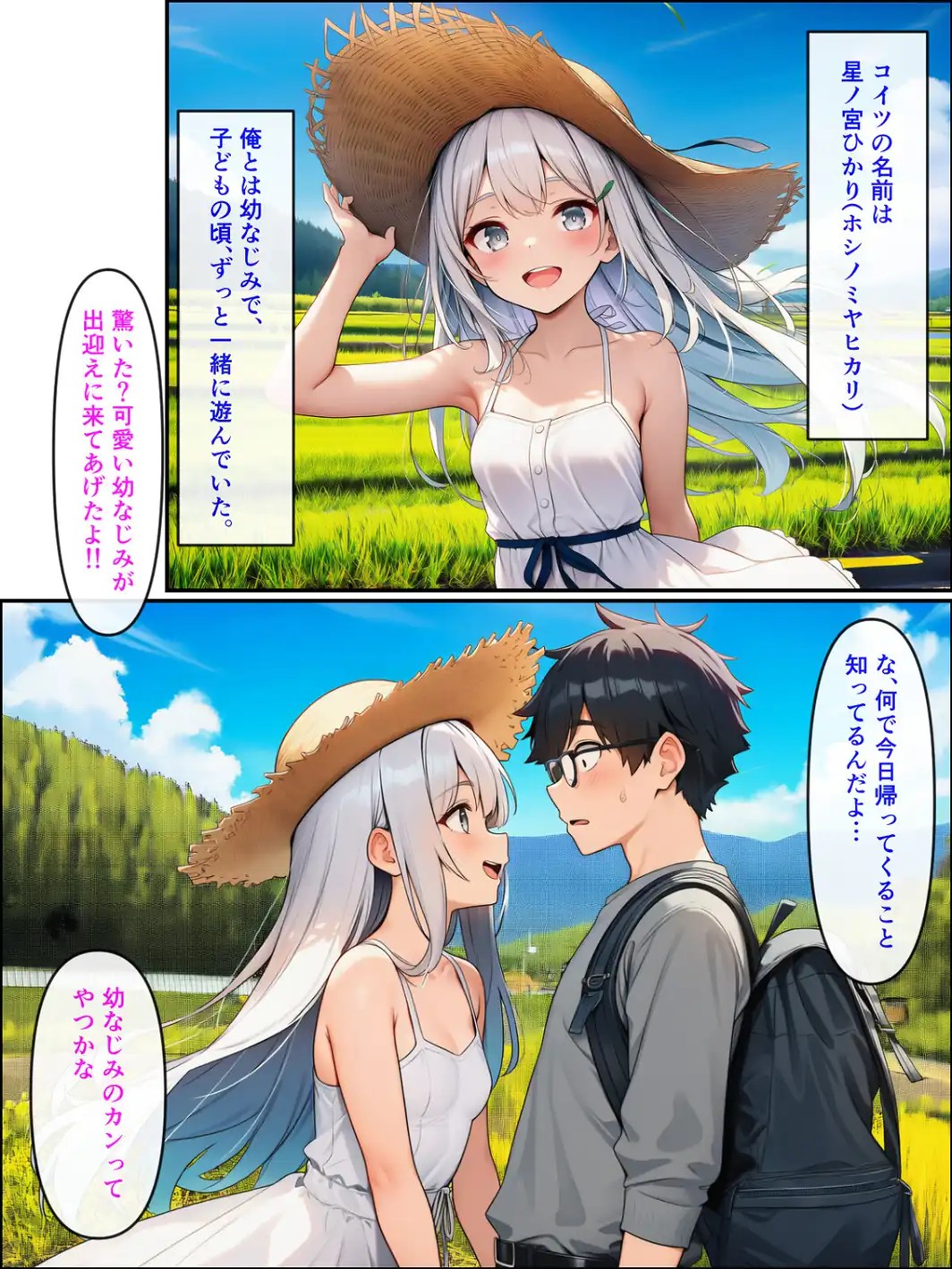 久しぶりに帰った田舎で、幼なじみと思い出巡りする話【モザイク版】-サンプル画像5
